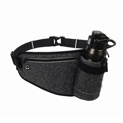 Waist Bag Fanny Pack with Water Bottle Holder Hiking Waist Pack for Men Women Walking Camping Waist Pouch