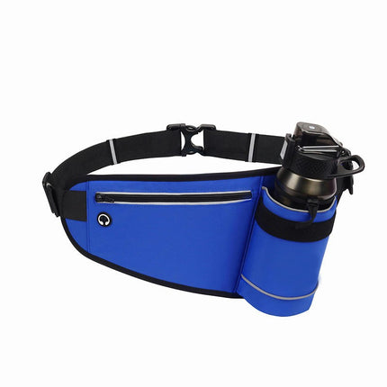 Waist Bag Fanny Pack with Water Bottle Holder Hiking Waist Pack for Men Women Walking Camping Waist Pouch