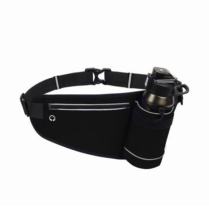 Waist Bag Fanny Pack with Water Bottle Holder Hiking Waist Pack for Men Women Walking Camping Waist Pouch