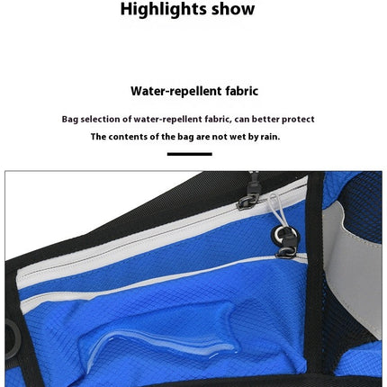 Waterproof Waist Bag with Water Bottle Holder Outdoor Waist Bag Running Belt for Men Women
