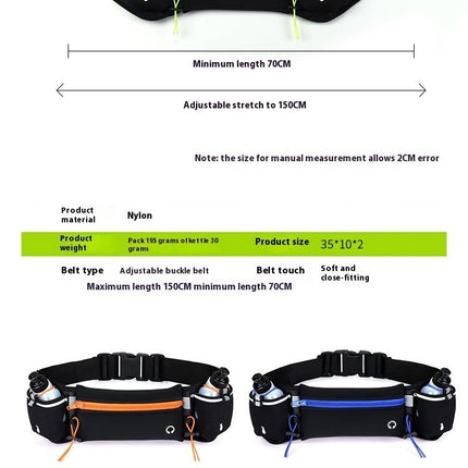 Waist Bag Fanny Pack with Water Bottle Holder Outdoor Waist Pack for Men Women Walking Camping
