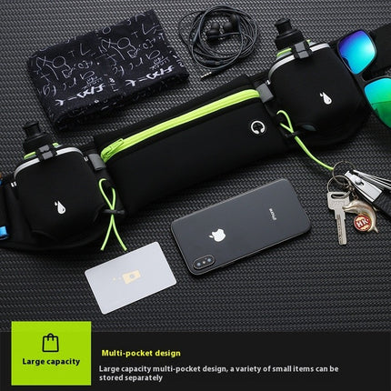 Waist Bag Fanny Pack with Water Bottle Holder Outdoor Waist Pack for Men Women Walking Camping