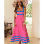 Pink ripple blue