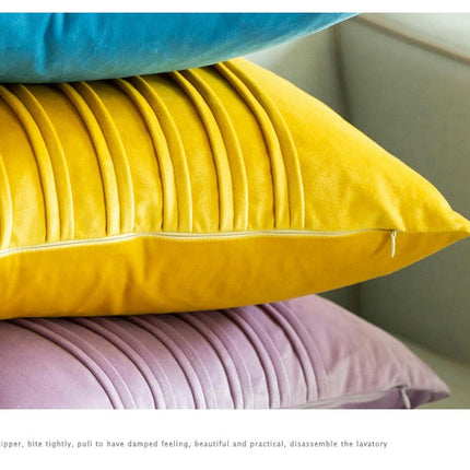 Modern Velvet Throw Pillow Cover Soft Decorative Square Pillow Cover Cushion Covers, Home Decor for Sofa