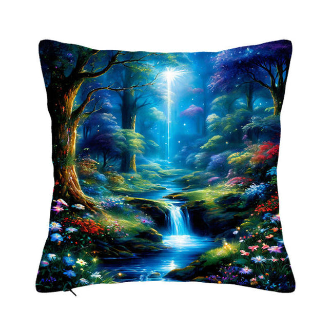 Colorful Throw Pillow Covers Soft Square Pillow Covers Sky Cushion Covers for Sofa Home Decor