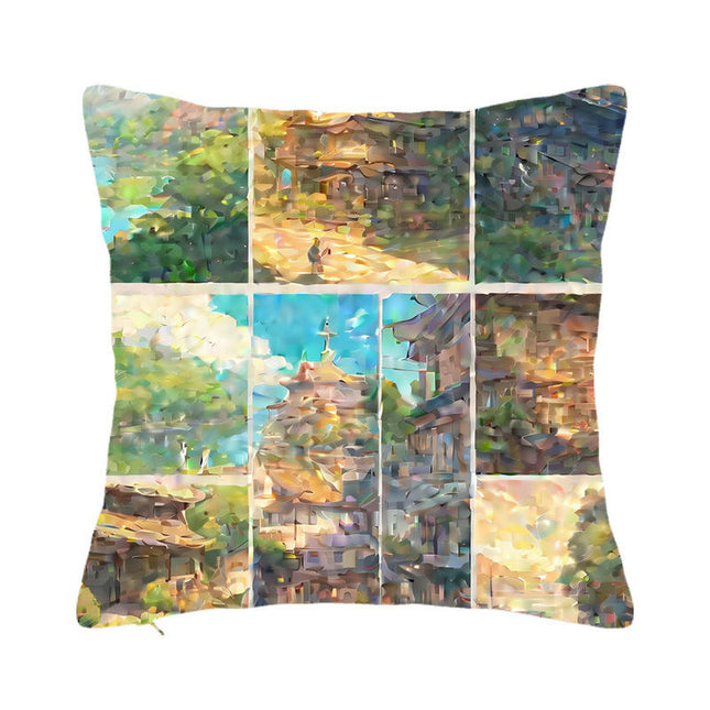 Colorful Geometric Throw Pillow Covers Soft Square Cushion Covers Pillow Cushion Case for Home Decor