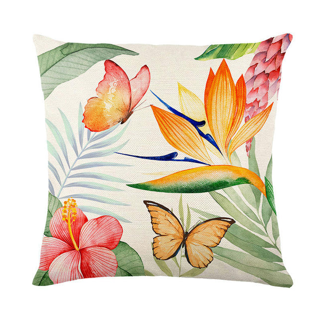 Colorful Bird Decorative Throw Pillow Covers Soft Pillows Case ,Cushion Covers for Home Decor-A