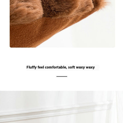 Super Soft Plush Throw Pillow Covers Plaid Modern Decorative Pillow Case Cushion Cover for Home Sofa
