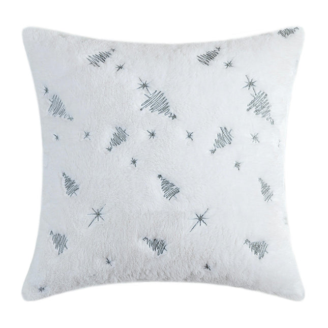 Christmas Decorative Throw Pillow Covers Plush Cushion Covers Cases Soft Cute Pillowcase for Couch Sofa Bed