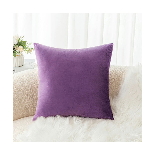 Throw Pillow Covers Decorative Velvet Pillow Covers, Soft Pillowcases for Couch Sofa Bed Living Room