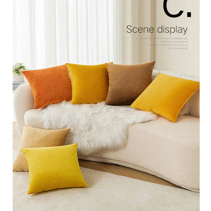 Throw Pillow Covers Decorative Velvet Pillow Covers, Soft Pillowcases for Couch Sofa Bed Living Room