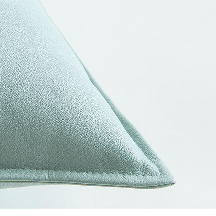 Leather Throw Pillow Covers,Set of 2 Decorative Pillow Covers Square Cushion Cases for Sofa Living Room
