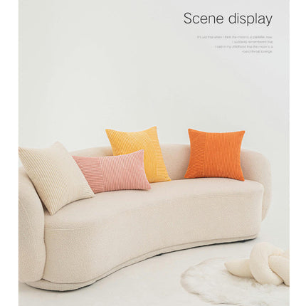 Set of 2 Corduroy Pillow Covers Soft Couch Pillow Covers Decorative Throw Pillowcase for Bed Livingroom
