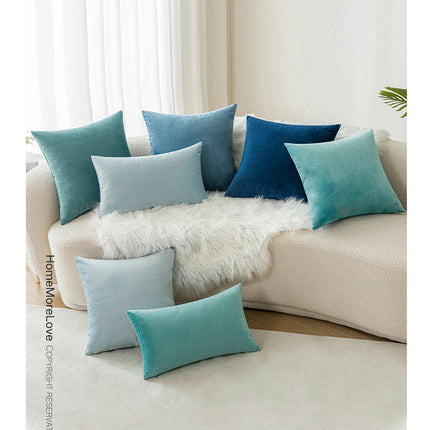 Throw Pillow Covers Decorative Velvet Pillow Covers, Soft Pillowcases for Couch Sofa Bed Living Room-A 1