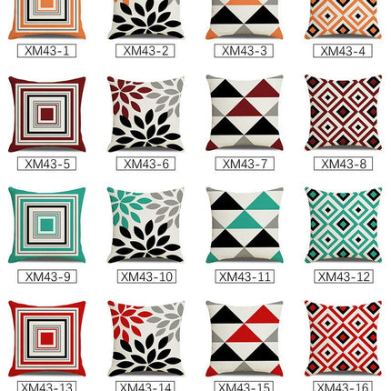 Geometry Throw Pillow Covers Cases Square Decorative Cushion Covers Pillowcase Cushion Case for Sofa