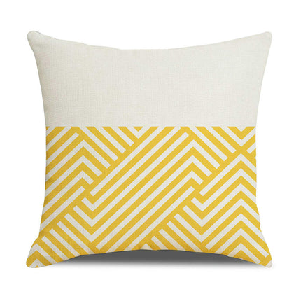 Geometry Throw Pillow Covers Cases Square Decorative Cushion Covers Pillowcase Cushion Case for Sofa-A