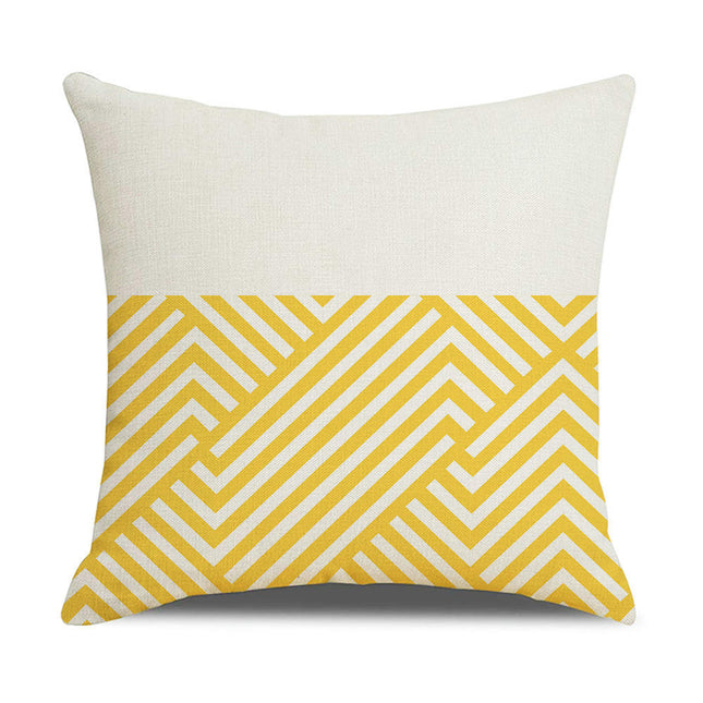 Geometry Throw Pillow Covers Cases Square Decorative Cushion Covers Pillowcase Cushion Case for Sofa-A
