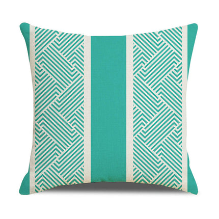 Geometry Throw Pillow Covers Cases Square Decorative Cushion Covers Pillowcase Cushion Case for Sofa-A