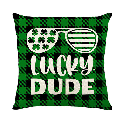 St Patricks Day Throw Pillow Covers Lucky Clover Throw Pillow Cover Cushion Covers Pillow Cases for Home