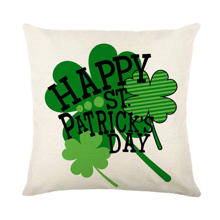 St Patricks Day Throw Pillow Covers Lucky Clover Throw Pillow Cover Cushion Covers Pillow Cases for Home