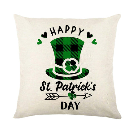 St Patricks Day Throw Pillow Covers Lucky Clover Throw Pillow Cover Cushion Covers Pillow Cases for Home