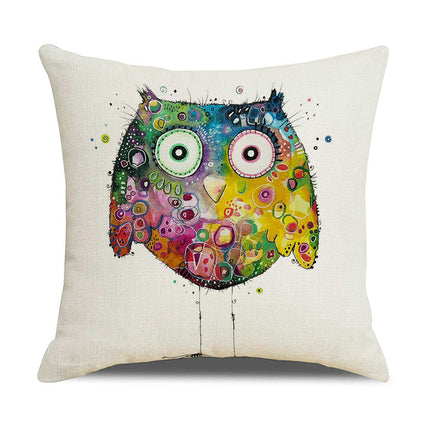Outdoor Decorative Throw Pillowcase Cartoon Animals Throw Pillow Covers for Home Couch Sofa Decor
