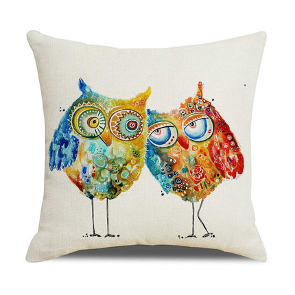 Outdoor Decorative Throw Pillowcase Cartoon Animals Throw Pillow Covers for Home Couch Sofa Decor
