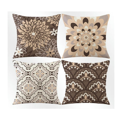 Bohemia Throw Pillow Covers Square Pillow Case Modern Cushion Covers Decorative for Home