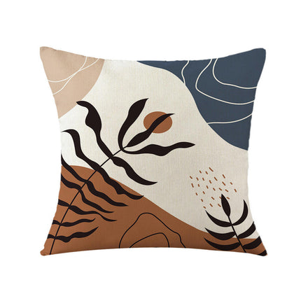 Outdoor Soft Throw Pillow Covers Botanical Pillows Case Decorative for Home Sofa Couch