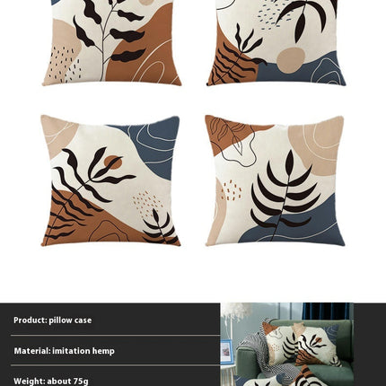 Outdoor Soft Throw Pillow Covers Botanical Pillows Case Decorative for Home Sofa Couch