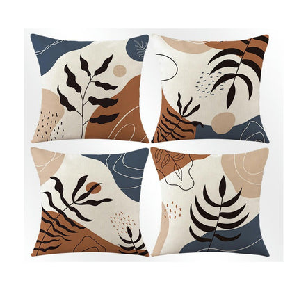 Outdoor Soft Throw Pillow Covers Botanical Pillows Case Decorative for Home Sofa Couch