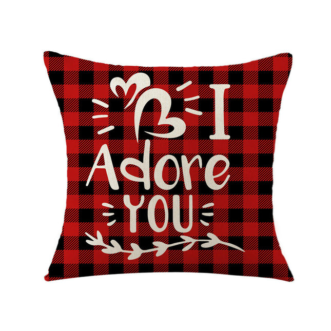 Valentine's Day Pillowcase Soft Throw Pillow Covers Modern Pillows Case Decorative for Home Sofa Couch