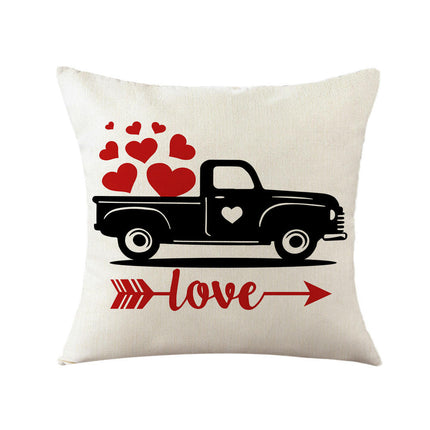 Valentine's Day Pillowcase Soft Throw Pillow Covers Modern Pillows Case Decorative for Home Sofa Couch