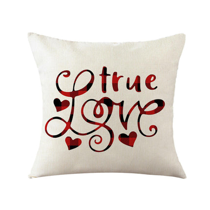 Valentine's Day Pillowcase Soft Throw Pillow Covers Modern Pillows Case Decorative for Home Sofa Couch