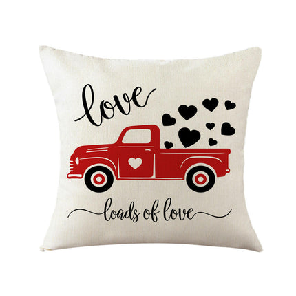 Valentine's Day Pillowcase Soft Throw Pillow Covers Modern Pillows Case Decorative for Home Sofa Couch