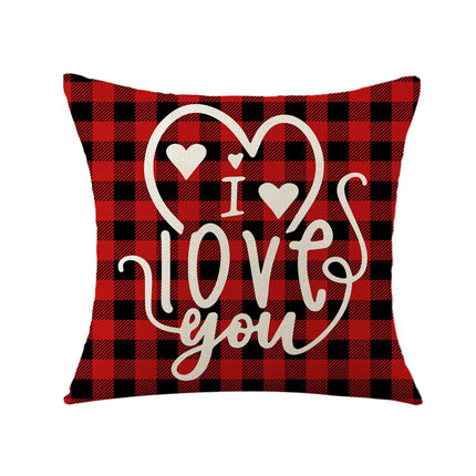 Valentine's Day Pillowcase Soft Throw Pillow Covers Modern Pillows Case Decorative for Home Sofa Couch