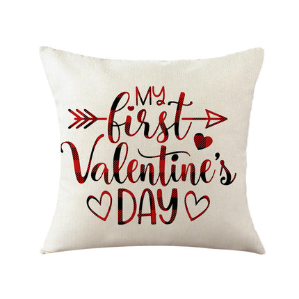Valentine's Day Pillowcase Soft Throw Pillow Covers Modern Pillows Case Decorative for Home Sofa Couch