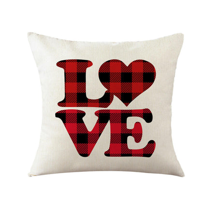 Valentine's Day Pillowcase Soft Throw Pillow Covers Modern Pillows Case Decorative for Home Sofa Couch