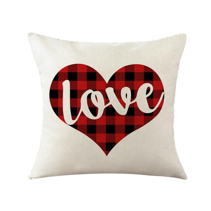 Valentine's Day Pillowcase Soft Throw Pillow Covers Modern Pillows Case Decorative for Home Sofa Couch