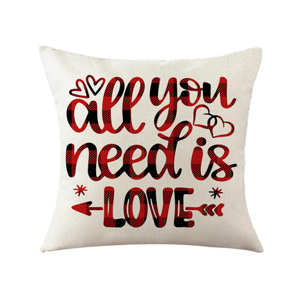 Valentine's Day Pillowcase Soft Throw Pillow Covers Modern Pillows Case Decorative for Home Sofa Couch