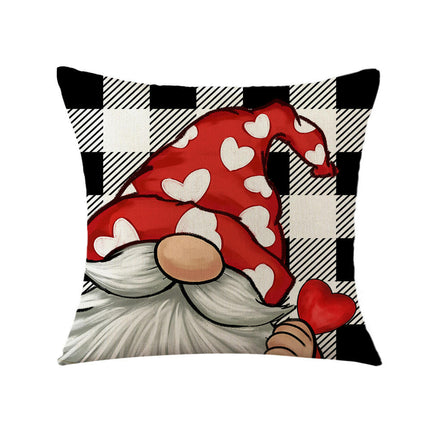 Valentine Pillow Covers Love Heart Valentine's Day Decorative Throw Pillows Cases Decor for Home Sofa Bed