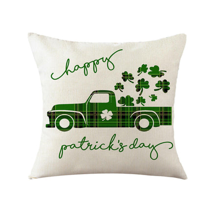 St. Patrick's Day Decorative Throw Pillow Covers Flower Outdoor Cushion Covers for Sofa Home Decor
