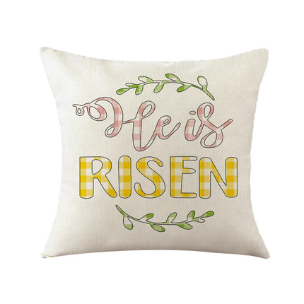 Easter Decorative Throw Pillow Covers Flower Outdoor Cushion Covers for Sofa Home Decor