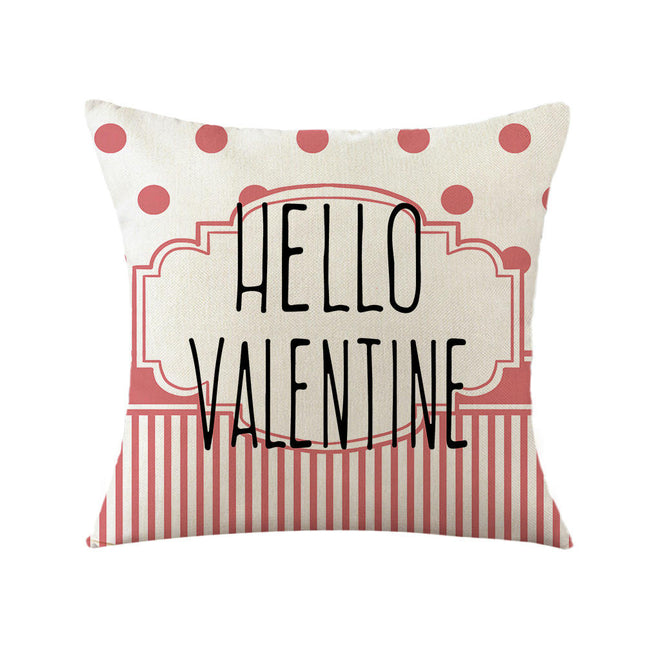 Valentine's Day Decorative Throw Pillow Covers Flower Outdoor Cushion Covers for Sofa Home Decor