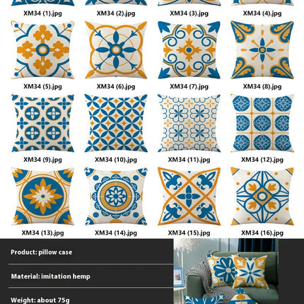 Pillow Cases Bohemian Decorative Throw Pillow Covers Outdoor Cushion Covers for Home Sofa Decor