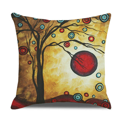 Pillow Cases Abstract Tree Pillow Cases Decorative Throw Pillow Covers Outdoor Cushion Covers for Home