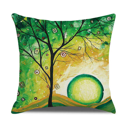 Pillow Cases Abstract Tree Pillow Cases Decorative Throw Pillow Covers Outdoor Cushion Covers for Home