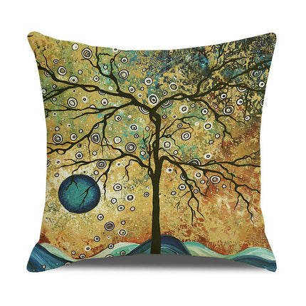 Pillow Cases Abstract Tree Pillow Cases Decorative Throw Pillow Covers Outdoor Cushion Covers for Home