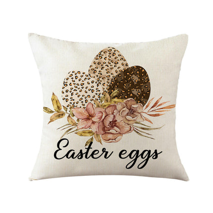 Soft Pillow Cases Easter Decorative Throw Pillow Covers Outdoor Cushion Covers for Home Sofa Decor