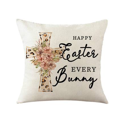 Soft Pillow Cases Easter Decorative Throw Pillow Covers Outdoor Cushion Covers for Home Sofa Decor